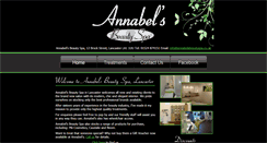 Desktop Screenshot of annabelsbeautyspa.co.uk